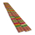 Cotton blend kente cloth scarf, 'Obaahema' (4 inch width) - Hand Woven Multicolor Kente Cloth Scarf (4 Inch Width) (image 2b) thumbail