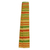 Cotton blend kente cloth scarf, 'Prince' (4 inch width) - Traditional Handmade African Kente Scarf (4 Inch Width) thumbail