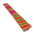 Cotton blend kente cloth scarf, 'Ahoufe' (4 inch width) - Colorful Handwoven African Kente Cloth Scarf (4 Inch Width) (image 2b) thumbail