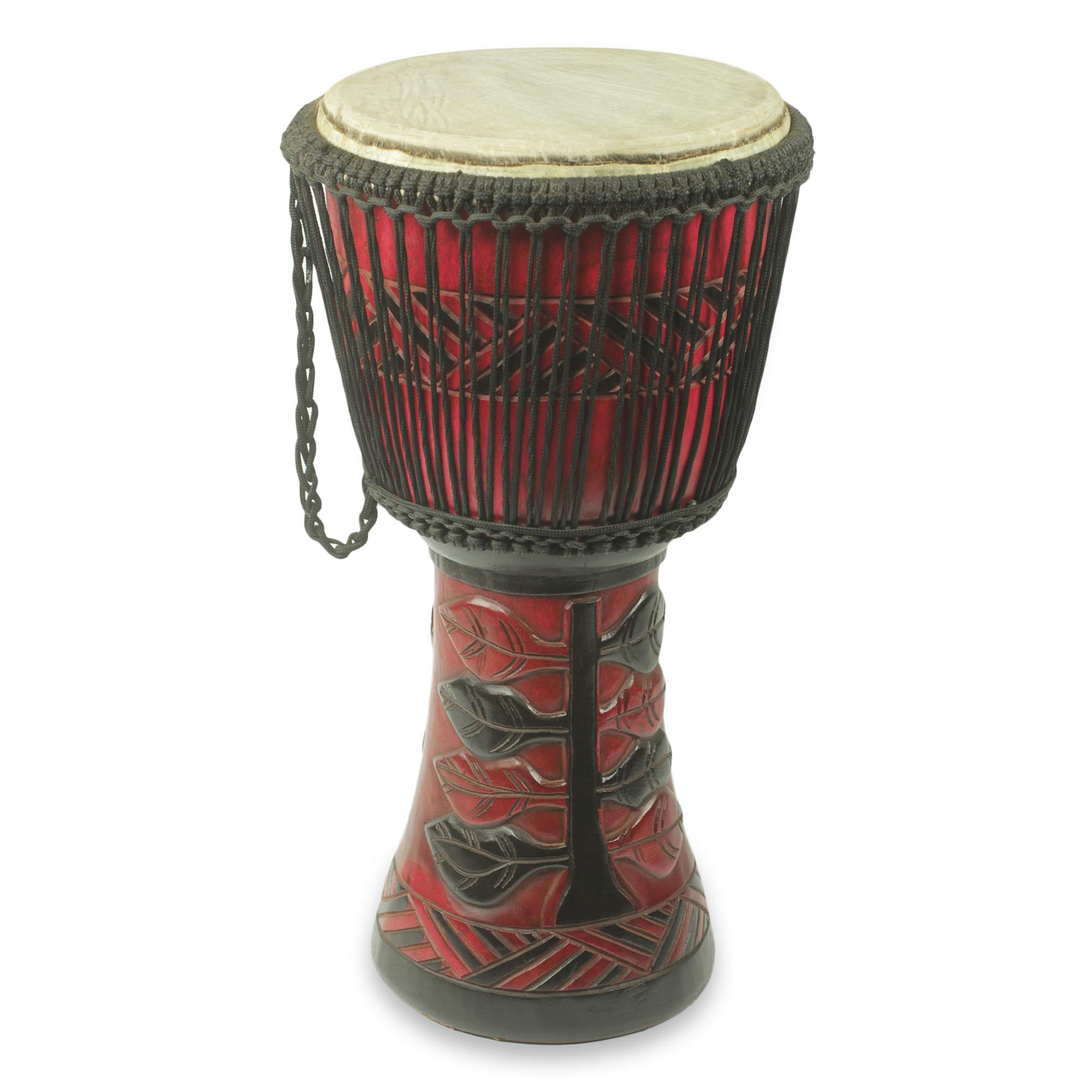 Sankofa Symbol Authentic African Djembe Handcrafted Drum Sankofa