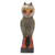 Wood sculpture, 'Owl Messenger' - Handcrafted Rustic African Bird Theme Wood Sculpture (image 2b) thumbail