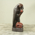 Wood sculpture, 'Parrot with Palm Fruit' - Handcrafted African Bird Theme Wood Sculpture (image 2) thumbail