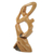 Wood sculpture, 'Dipo Girl' - Hand Carved African Wood Sculpture of a Woman (image 2b) thumbail