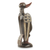 Holzskulptur - Handgeschnitzte afrikanische Vogelskulptur mit Friedenssymbol