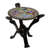 Beaded wood folding table, ' 'African Unity' - Multicolor Beaded African Folding Accent Table from Ghana
