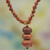 Bauxite pendant necklace, 'Blessings of Ghana' - Handcrafted Bauxite Pendant Necklace from Ghana (image 2) thumbail