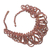 Bauxite beaded necklace, 'Good Turn' - Bauxite Beaded Loop Necklace from West Africa (image 2b) thumbail