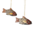Wood ornaments, 'Little Ghanaian Fish' (set of 4) - Ghana Artisan Crafted Fish Theme Ornaments (Set of 4) (image 2b) thumbail