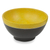 Wood centerpiece, 'Osu Sunshine' - Ghana Handcrafted Black and Yellow Wood Centerpiece Bowl (image 2a) thumbail