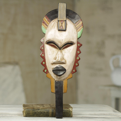 African wood mask, Afya