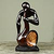 Ebony wood sculpture, 'Saxman' - Saxophone Player Hand Carved Abstract Wood Sculpture (image p254158) thumbail