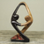 Wood sculpture, 'Salsa Dance' - Semi Abstract Wood Sculpture of Couple Salsa Dancing (image 2) thumbail