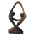 Wood sculpture, 'Salsa Dance' - Semi Abstract Wood Sculpture of Couple Salsa Dancing thumbail