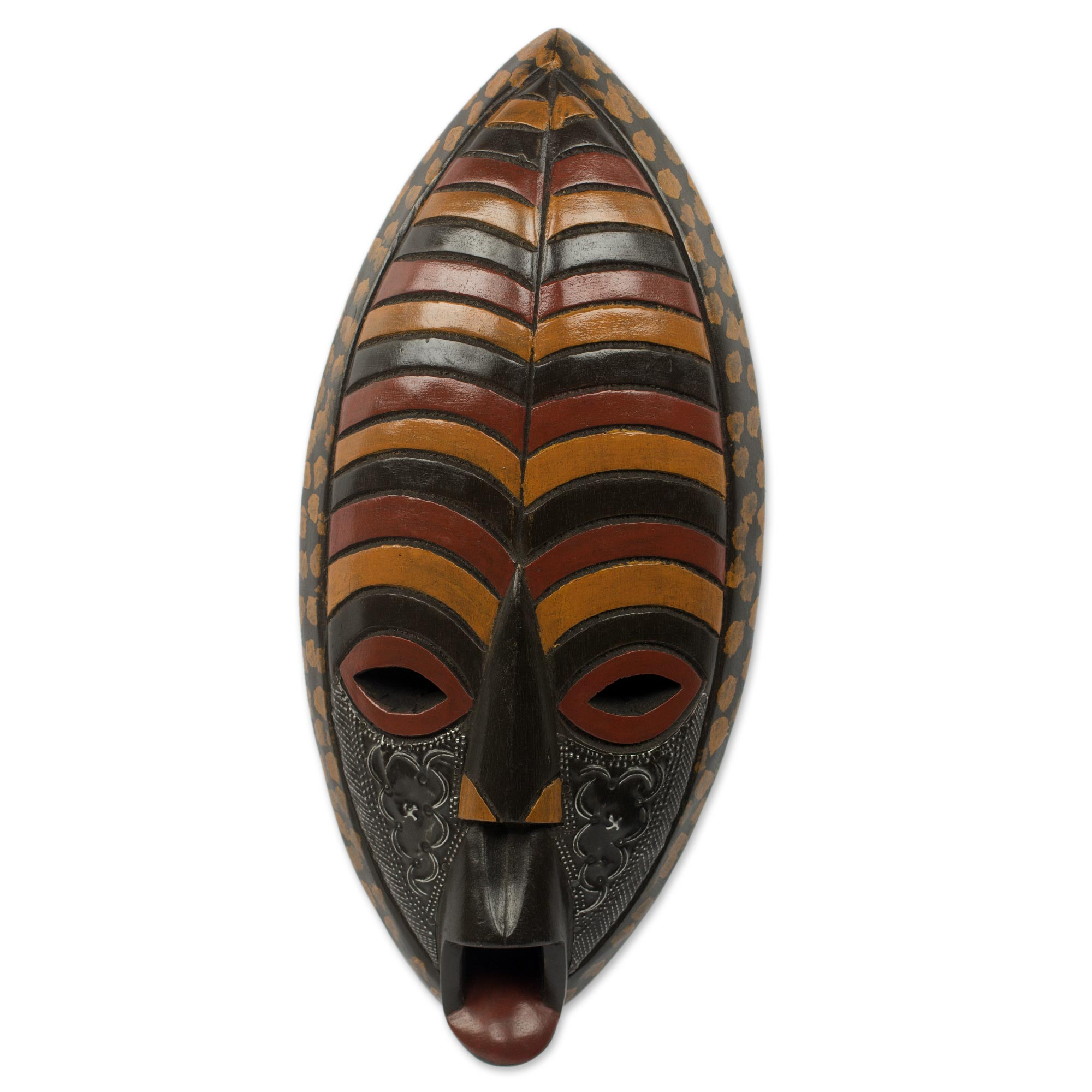 Mouth Agape African Mask Handcrafted in Ghana - Deliver Me | NOVICA