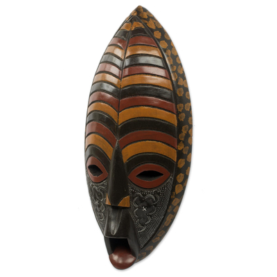 Mouth Agape African Mask Handcrafted in Ghana - Deliver Me | NOVICA