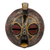 African wood mask, 'Victory Dove' - Bird Theme Folk Art Hand Carved African Mask thumbail