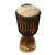 Djembe-Trommel aus Holz - 18 Zoll handgefertigte westafrikanische Djembe-Trommel