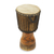 Wood djembe drum, 'Eagle and Elephant' - Handcrafted West African Djembe Drum 22 Inches Tall (image 2c) thumbail