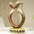 Wood sculpture, 'We are One in Love' - Abstract West African Wood Sculpture of Sweethearts (image 2) thumbail