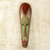 African wood mask, 'Gorshie' - West African Hand Carved Wood Wall Mask from Ghana (image 2) thumbail