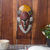 African wood mask, 'Ghana's Happiness' - Hand Carved West African Wood Wall Mask from Ghana (image 2) thumbail