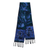 Cotton batik scarf, 'Blue Gye Nyame' - Hand Crafted Signed Artisan Batik Scarf with African Blue Gy (image 2a) thumbail