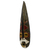 African wood mask, 'Helper King' - Brown and Black Long African Wall Mask from Ghana (image 2b) thumbail