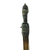 African decorative broom, 'Guro Chief II' - Hand Carved Wood and Palm Stem Decorative Broom