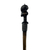 African decorative broom, 'Guro Bird' - Decorative Hand Carved African Wood and Palm Fiber Broom (image 2b) thumbail
