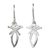 Sterling silver dangle earrings, 'A Free Spirit' - Sterling Silver Artisan Crafted Earrings from West Africa