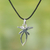 Sterling silver pendant necklace, 'A Free Spirit' - Sterling Silver Artisan Crafted Necklace from West Africa