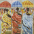 Verwandtschaft II – Original-Gemäldes Acryl-Porträt auf Leinwand aus Ghana
