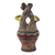Escultura de cerámica - Escultura romántica de cerámica original de África occidental