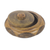 Wood decorative lidded bowl, 'Araba' - Rustic African Decorative Bowl Hand Carved in Wood