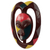 African wood mask, 'Kwele Mask II' - African Protective Wood Wall Mask Heart Shaped Kwele Art (image 2b) thumbail