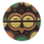 African wood mask, 'Kidumu Rite' - Multicolor Handcrafted Congolese African Mask (image 2a) thumbail