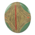 African wood mask, 'Gabonese Abstraction' - Abstract Circular African Mask from Gabon and the Congo (image 2b) thumbail