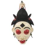 African wood mask, 'Bantu Forest Spirit' - Artisan Crafted Bantu African Forest Spirit Dance Mask