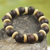 Wood stretch bracelet, 'Break Free' - Handcrafted Stretch Bracelet with Wood Beads