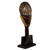African wood mask, 'Good Lady' - Multicolor Handcrafted African Mask on Stand (image 2b) thumbail