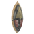 African wood mask, 'A Peace Blessing' - Embossed Brass and Hand Carved Wood African Mask (image 2d) thumbail