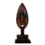 African wood mask, 'Warrior of Africa' - Hand Carved Wood African Warrior Mask on Stand thumbail