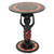 Wood accent table, 'Obaatanpa' - Hand Crafted African Accent Table with Elephant Motif