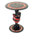 Wood accent table, 'Sankofa' - Adinkra Symbol Accent Table from Ghanaian Artisan (image 2a) thumbail