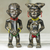 African wood fertility dolls, 'Heartfelt Wish' (pair) - Hand Crafted Wood Fertility Dolls with Glass Beads thumbail