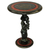 Wood accent table, 'Mother's Embrace' - Artisan Crafted Circular Wood Accent Table from Ghana (image 2a) thumbail