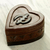 Wood jewelry box, 'Heart of Africa' - Ghanaian Hand Carved Heart Shaped Jewelry Box (image 2) thumbail