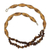 Agate and tiger's eye beaded necklace, 'Nyasafo' - Hand Crafted Gemstone and Recycled Plastic Necklace (image 2b) thumbail