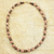 Wood and terracotta beaded necklace, 'Oheneyire' - Hand Crafted Sese Wood and Terracotta Beaded Necklace (image 2b) thumbail