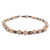 Wood and terracotta beaded necklace, 'Oheneyire' - Hand Crafted Sese Wood and Terracotta Beaded Necklace (image 2d) thumbail